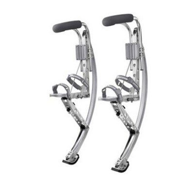 Jumping Stilts: Adult sliver Jumping stilts Running stilts Kangaroo Shoes