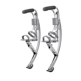 Jumping Stilts: Adult sliver Jumping stilts Running stilts Kangaroo Shoes