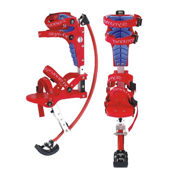 Jumping Stilts: Child Red Jumping stilts Kids Fitness Exercise Kangaroo Shoes