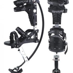 Jumping Stilts: Kids Black Jumping stilts Kangaroo Shoes Kids Fitness Exercise